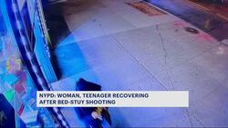 Video shows moments before, after gun shots erupt in Bed-Stuy News Clip