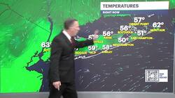 Mostly cloudy skies and a few spotty showers on Long Island News Clip