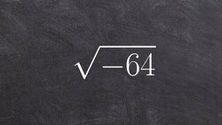 Algebra 2 - Simplify a negative radical using the imaginary unit i, sqrt(-64) Instructional Video