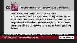 Canada Post workers go on strike across country ahead of the holiday season News Clip