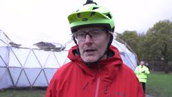 Children’s health workers complete cycle to from London to Cop26 News Clip