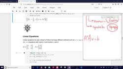 Data Science 🐍 Solve Equations Instructional Video