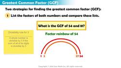 Greatest Common Factor Instructional Video