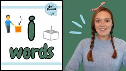 i' Words | Blending Phonics | CVC Words | i Words with Pictures | Learn to Read | British Teacher Instructional Video