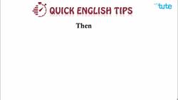 English Grammar Lesson: Difference between Then and Than Instructional Video