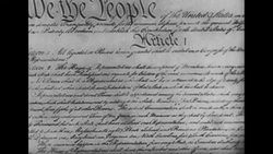 Audio of Pres. Dwight Eisenhower's "State of the Union" speech over CU the US Constitution News Clip