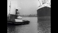 Nazi Merchant Ships in Norway Stock Footage