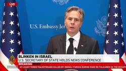 Israel: Antony Blinken hold news conference in Tel Aviv News Clip