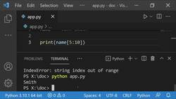 The Ultimate Guide to Python Programming With Python 3.10 - String Operations Instructional Video