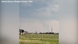 Texas tornado captured crossing through Perryton by locals Instructional Video