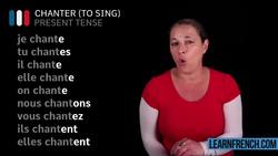Group 1 'ER' verbs: Present tense Instructional Video