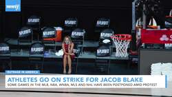 Athletes Go On Strike For Jacob Blake News Clip