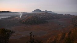 Bromo Volcano Sunrise - Indonesia Stock Footage