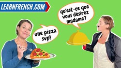 Improve your everyday French listening skills with REAL French Conversations | Au restaurant Instructional Video