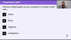 Planning the first entry of Florence Nightingale's diary Instructional Video