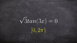 Solving an equation with multiple angles between 0 and 2pi Instructional Video