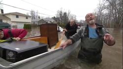 N.B. floods force evacuations and road closure across the province News Clip