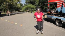 How to Slalom on Rollerblades Instructional Video