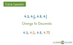 Locating Positive Rational Numbers on a Number Line Instructional Video