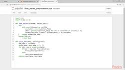 Predictive Analytics with TensorFlow 9.3: Developing a Predictive Model for Time Series Data Instructional Video