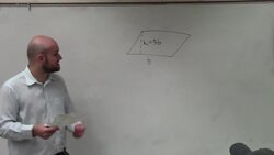 How do you determine the base of a parallelogram given area Instructional Video