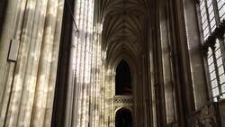 England, Canterbury cathedral - isle Stock Footage