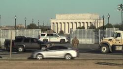 CLEAN : High security near the Lincoln Memorial ahead of Biden Covid-19 tribute News Clip