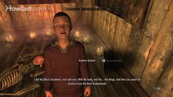 Skyrim Tip - How to Join the Dark Brotherhood Instructional Video