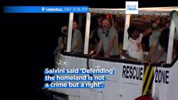 Italy's Deputy PM Matteo Salvini found not guilty in Open Arms migrants case News Clip