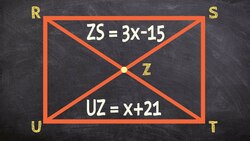 Given the properties of a rectangle determine the value of x Instructional Video
