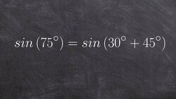 What are the sum and difference formulas for sine Instructional Video