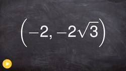 Convert rectangular points to polar Instructional Video