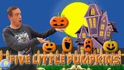 Five Little Pumpkins on a Gate: Sing-Along for Children Instructional Video