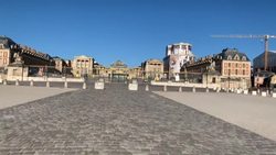 CLEAN : Coronavirus: Versailles surbub of Paris mostly empty on day 14 of lockdown News Clip
