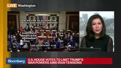 House Votes to Curb Trump Power to Strike Iran News Clip