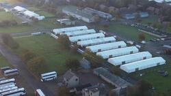 Drone footage of Manston as Home Secretary under scrutiny News Clip