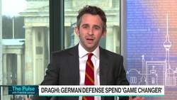 Draghi Calls German Defense Spending Push 'Game Changer' News Clip