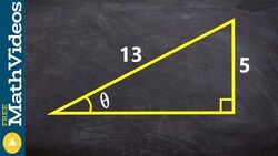 Given a right triangle evaluate the six trigonometic function Instructional Video