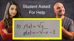 I'm confused how to identify transformation for f(x) to g(x) Instructional Video