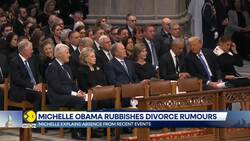 US: Michelle Obama pushes back on divorce speculation News Clip