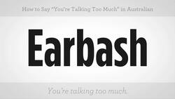 How to Say "You're Talking Too Much" in Australian Slang Instructional Video