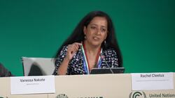 Climate organisations hold press conference as Cop28 draws to a close News Clip