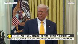 Russia-Ukraine war: Russian drone strike kills one near Kyiv News Clip