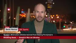 Russian, Belarusian athletes banned from Winter Paralympics News Clip