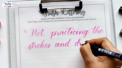 Common Mistakes in Brush Lettering: How to Avoid Them Instructional Video
