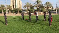 CLEAN : Gaza's female boxers train near the beach amid virus closures News Clip
