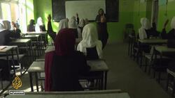 Afghan girls sit exams despite not attending schools for a year News Clip
