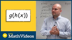Compose a linear function into a square root function Instructional Video