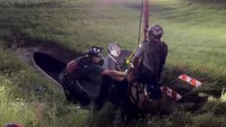 #TheMoment a dog was saved after falling in a cave Instructional Video