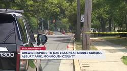 Crews respond to gas leak near middle school in Asbury Park News Clip